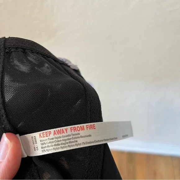 Urban Outfitters Ribbon Corset Top Black Purple Cropped Small S Fairy - Picture 9 of 9